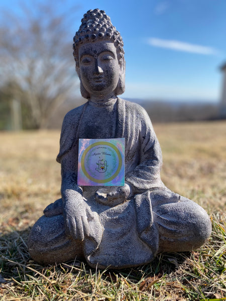 Buddha Approved Après Bloom holographic sticker