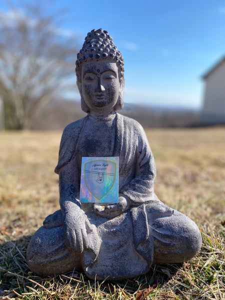 Buddha Approved Après Lift holographic sticker