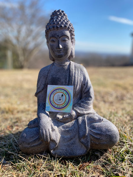 Buddha Approved ShamRockOn holographic sticker