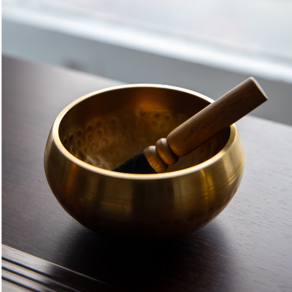 Hand-Hammered Brass Singing Bowl