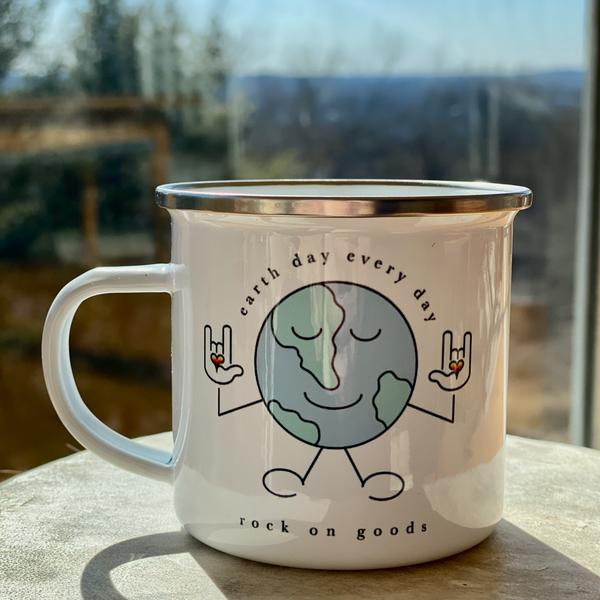 Earth Day Every Day Camping Mug