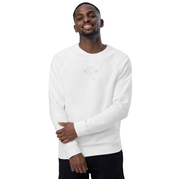 Unisex Earth Day Every Day Organic Raglan Sweatshirt